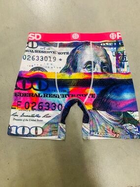 PSD Men’s Boxer Briefs - Pink, Blue, Yellow, Black, White